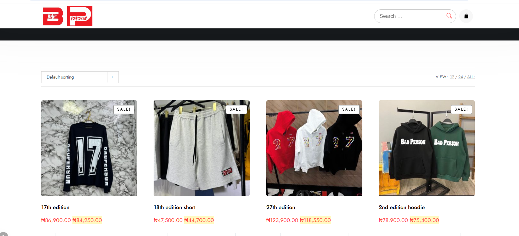 Bad Person Clothing Brand